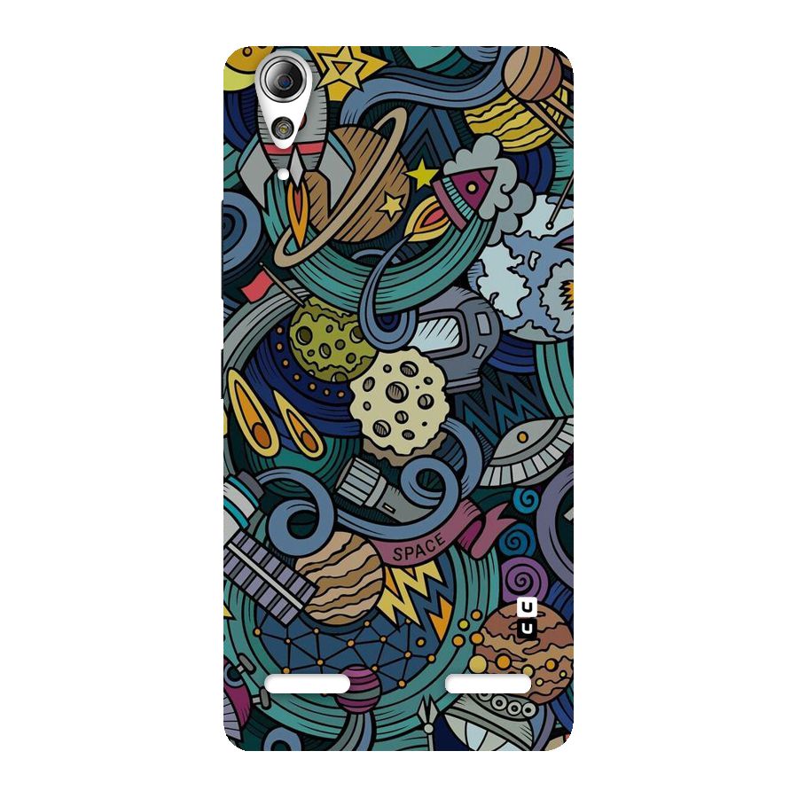 Space Pattern Blue Back Case for Lenovo A6000 Plus