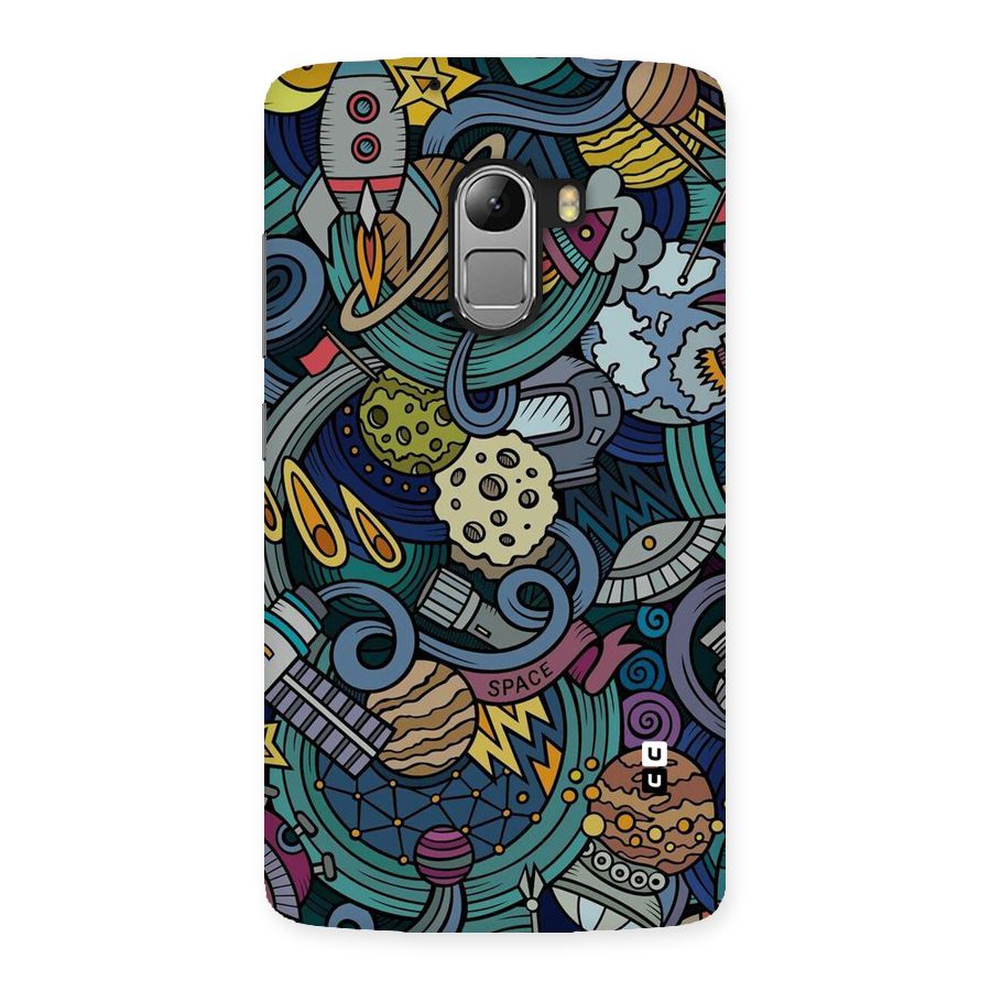 Space Pattern Blue Back Case for Lenovo K4 Note