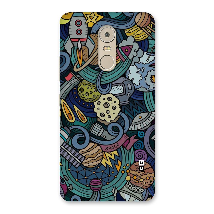 Space Pattern Blue Back Case for Lenovo K6 Note