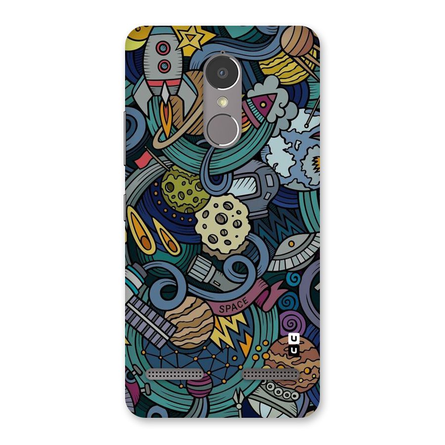 Space Pattern Blue Back Case for Lenovo K6 Power