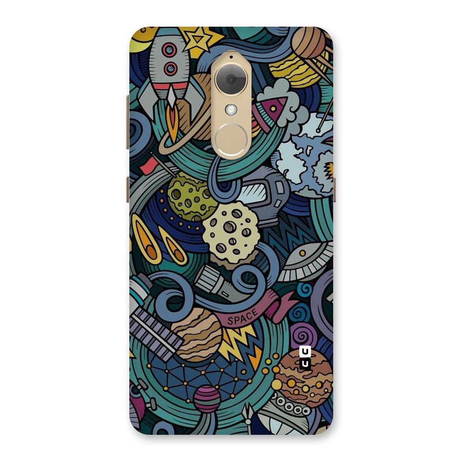 Space Pattern Blue Back Case for Lenovo K8
