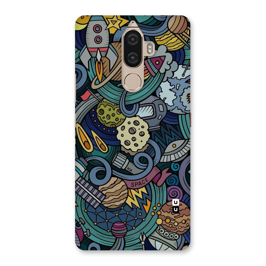 Space Pattern Blue Back Case for Lenovo K8 Note