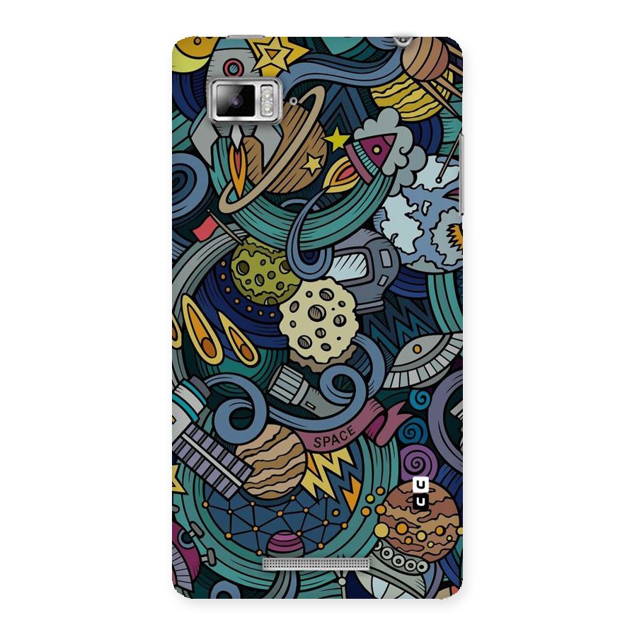 Space Pattern Blue Back Case for Lenovo Vibe Z K910