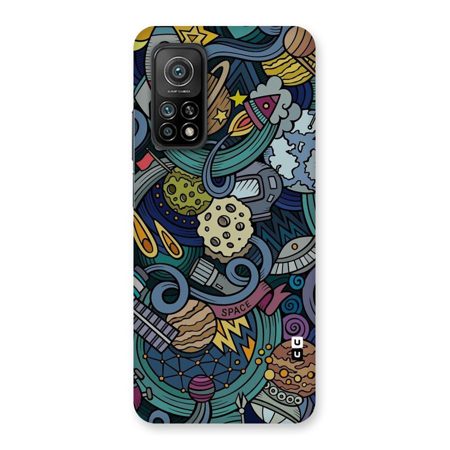 Space Pattern Blue Back Case for Mi 10T Pro 5G