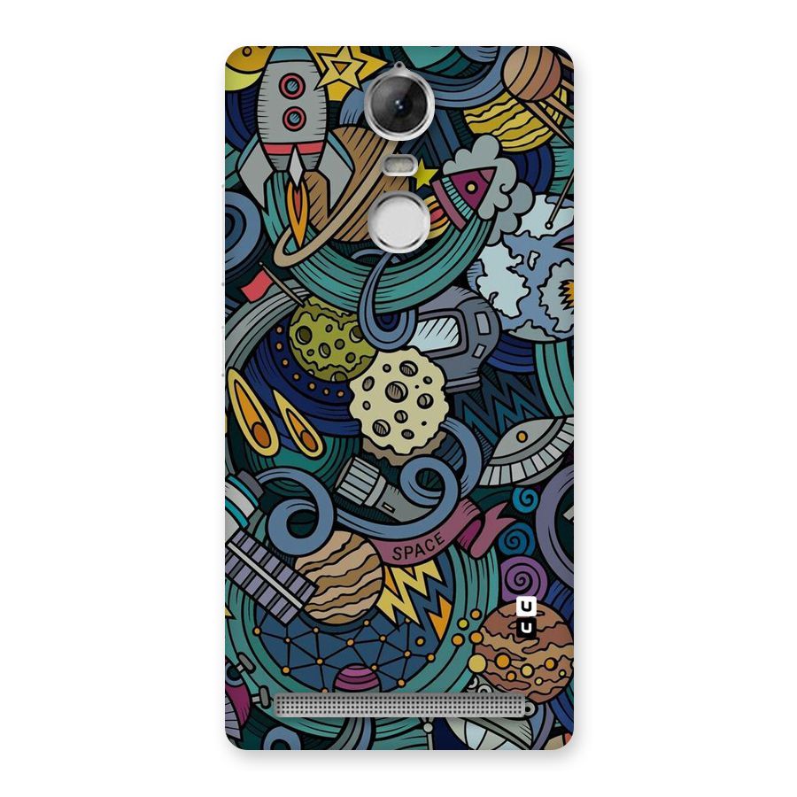 Space Pattern Blue Back Case for Vibe K5 Note