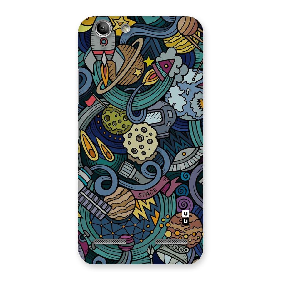 Space Pattern Blue Back Case for Vibe K5 Plus