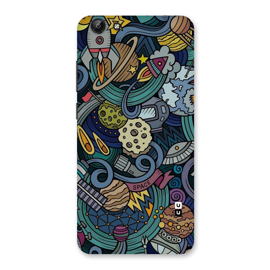 Space Pattern Blue Back Case for Vivo Y69