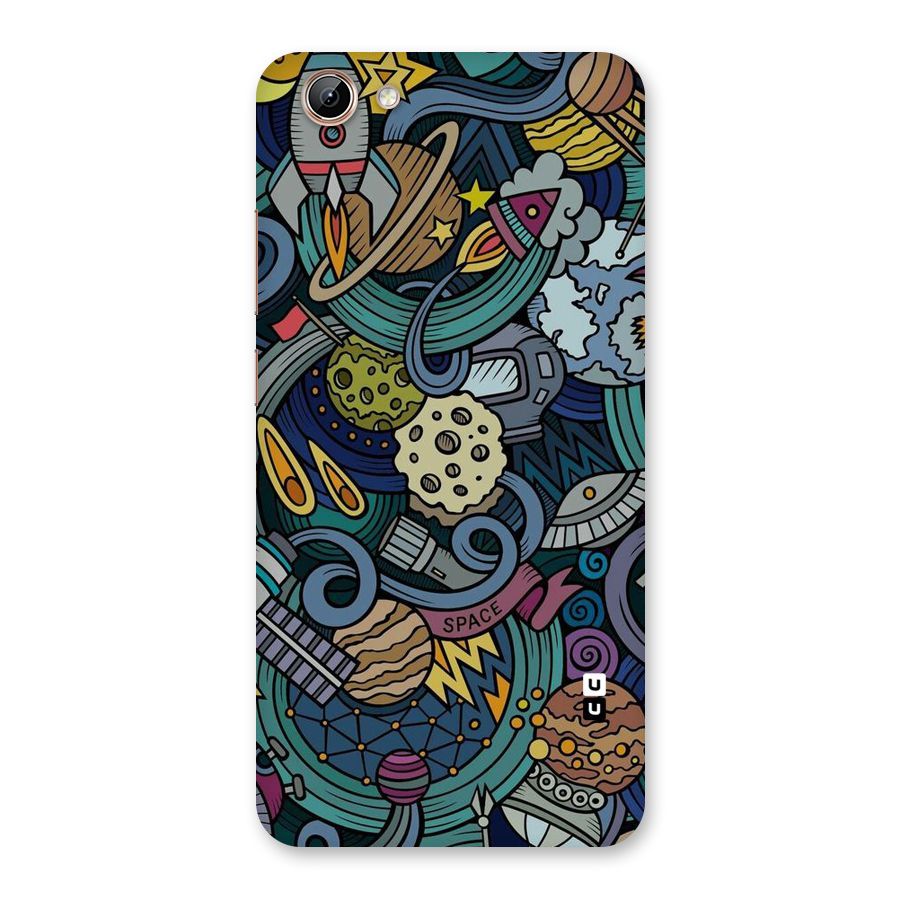 Space Pattern Blue Back Case for Vivo Y71i