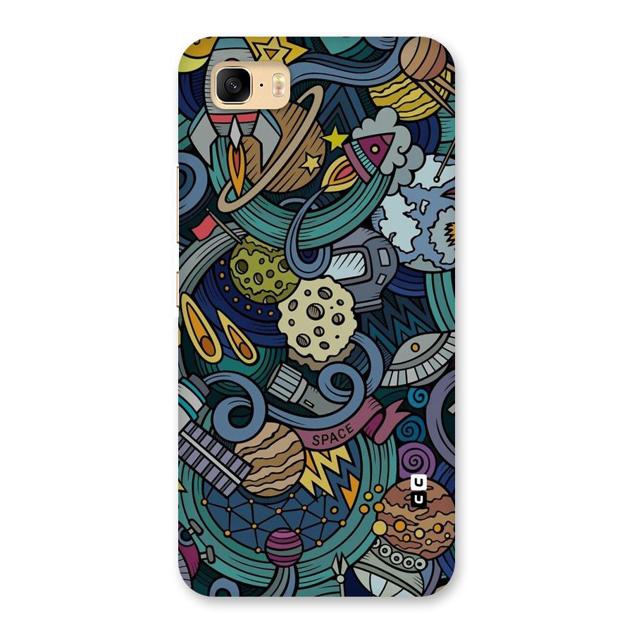 Space Pattern Blue Back Case for Zenfone 3s Max