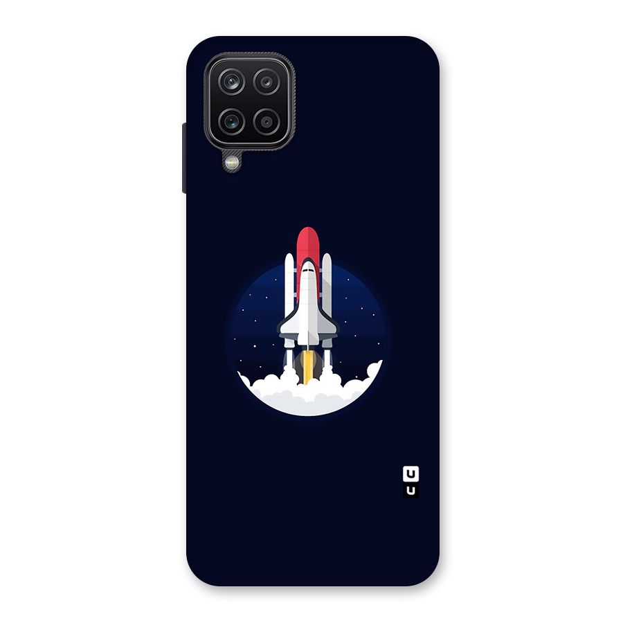 Space Rocket Minimal Back Case for Galaxy A12