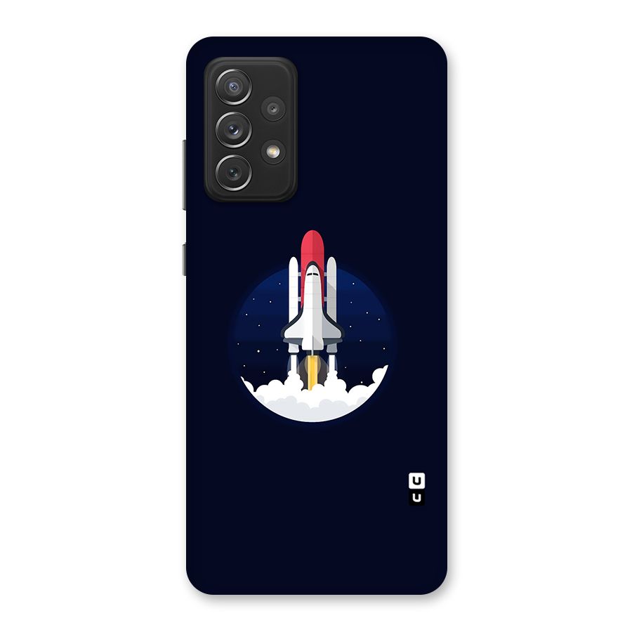 Space Rocket Minimal Back Case for Galaxy A72