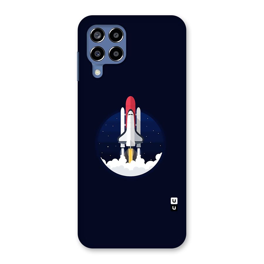 Space Rocket Minimal Back Case for Galaxy M53 5G