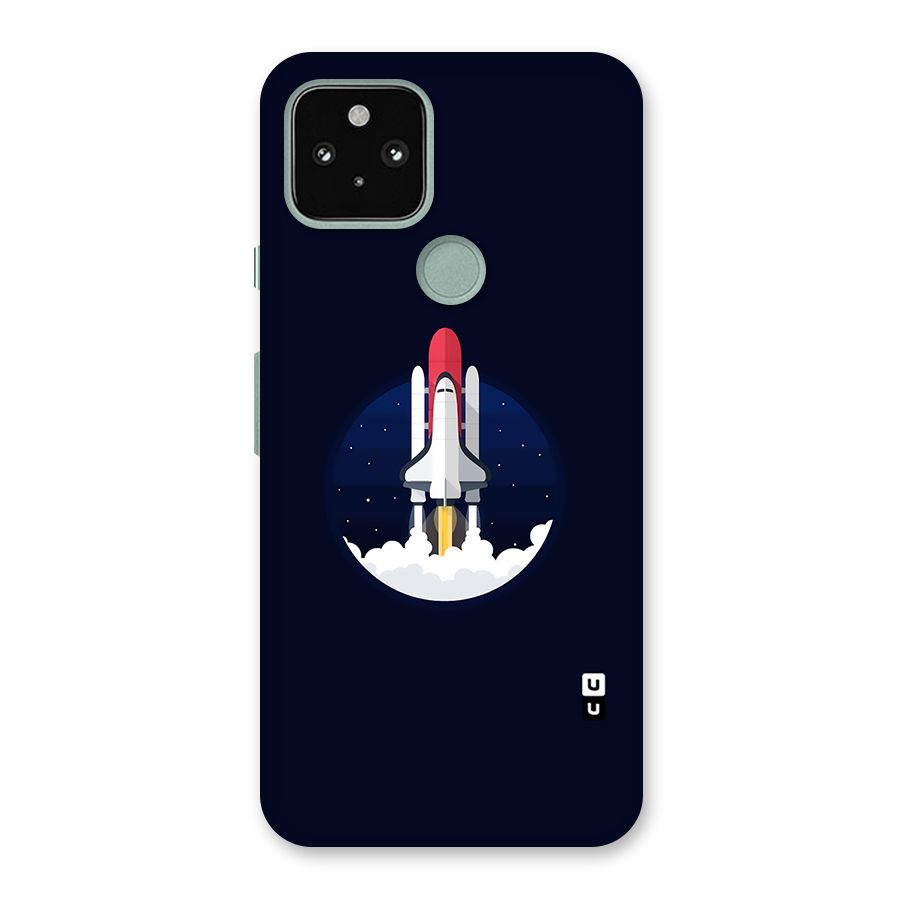 Space Rocket Minimal Back Case for Google Pixel 5
