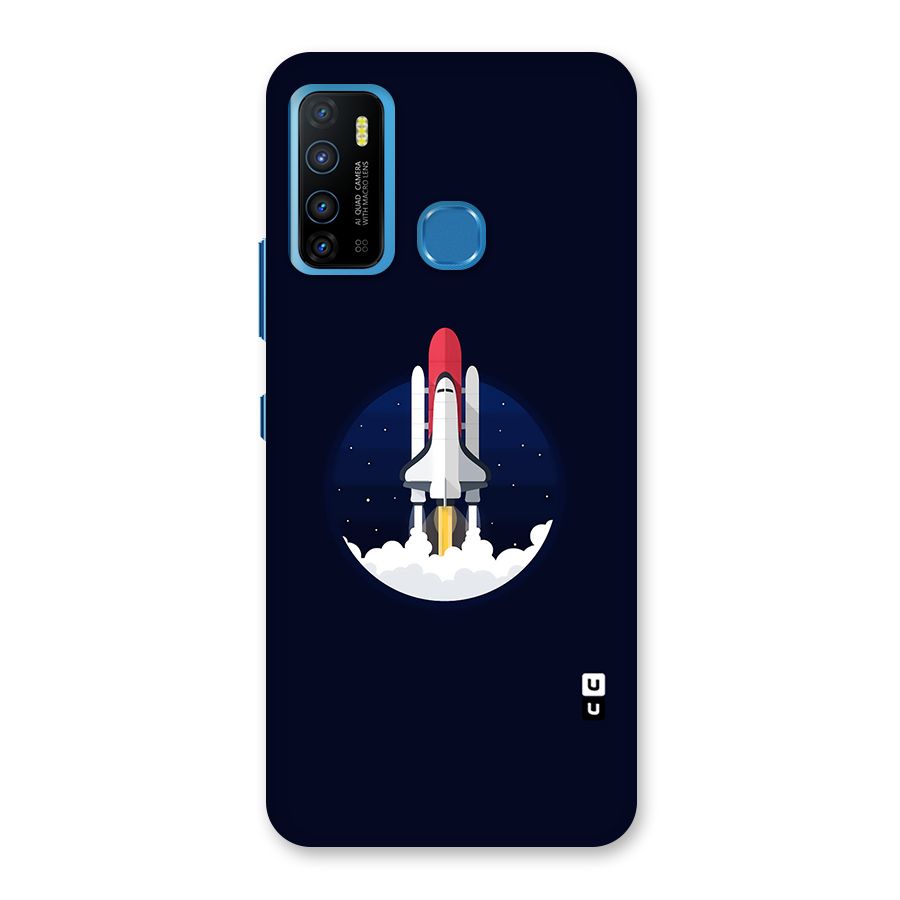 Space Rocket Minimal Back Case for Infinix Hot 9