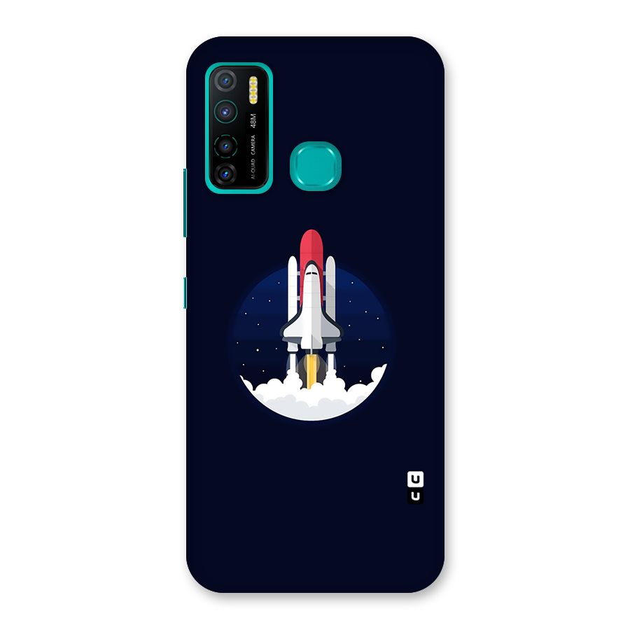 Space Rocket Minimal Back Case for Infinix Hot 9 Pro