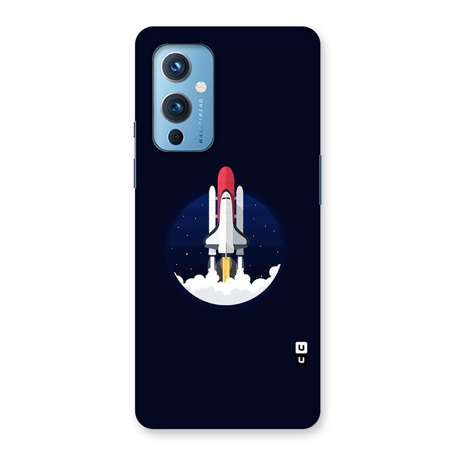 Space Rocket Minimal Back Case for OnePlus 9