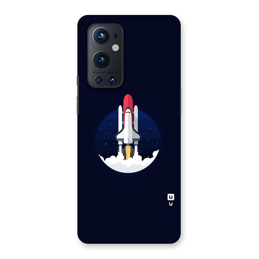 Space Rocket Minimal Back Case for OnePlus 9 Pro