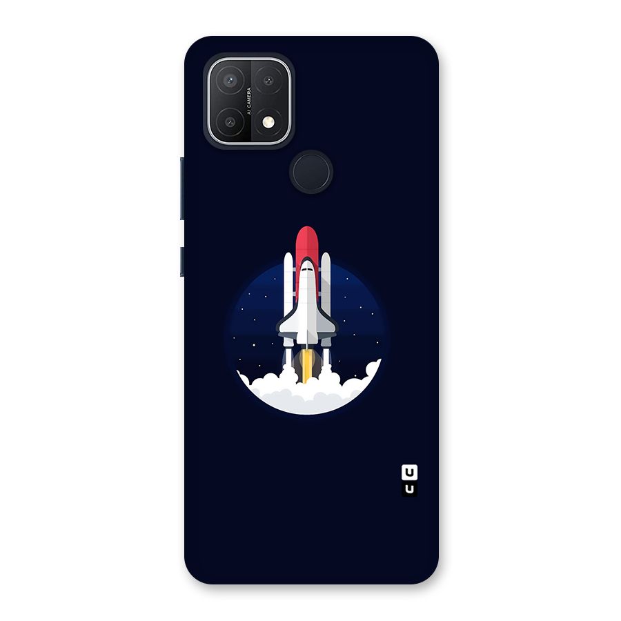 Space Rocket Minimal Back Case for Oppo A15
