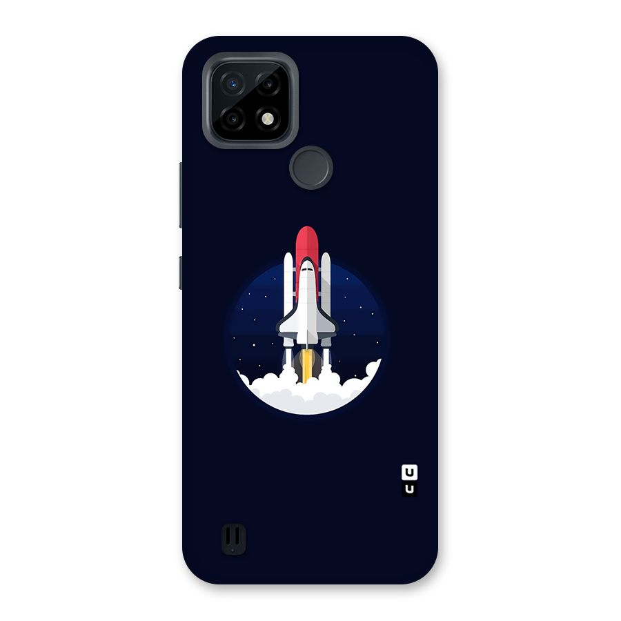 Space Rocket Minimal Back Case for Realme C21