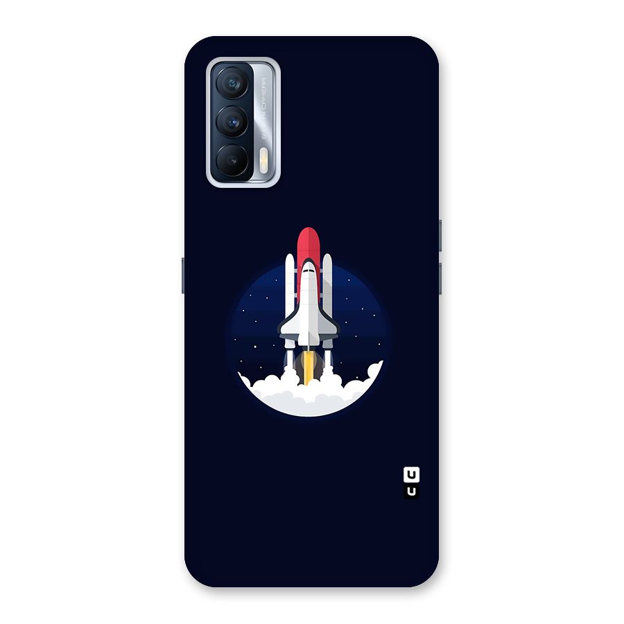 Space Rocket Minimal Back Case for Realme X7