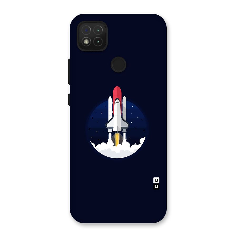 Space Rocket Minimal Back Case for Redmi 9C