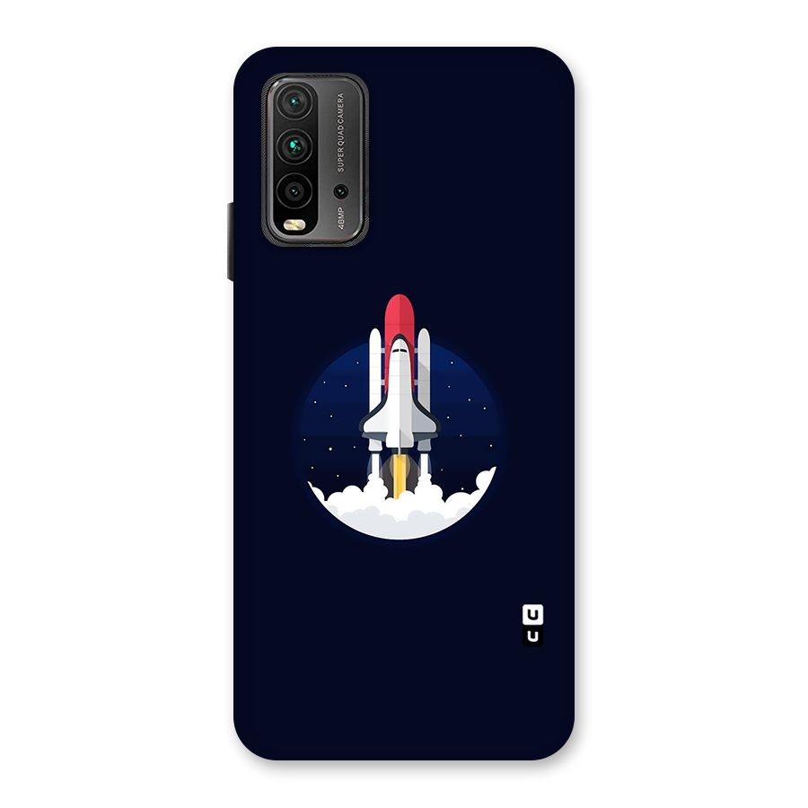 Space Rocket Minimal Back Case for Redmi 9 Power