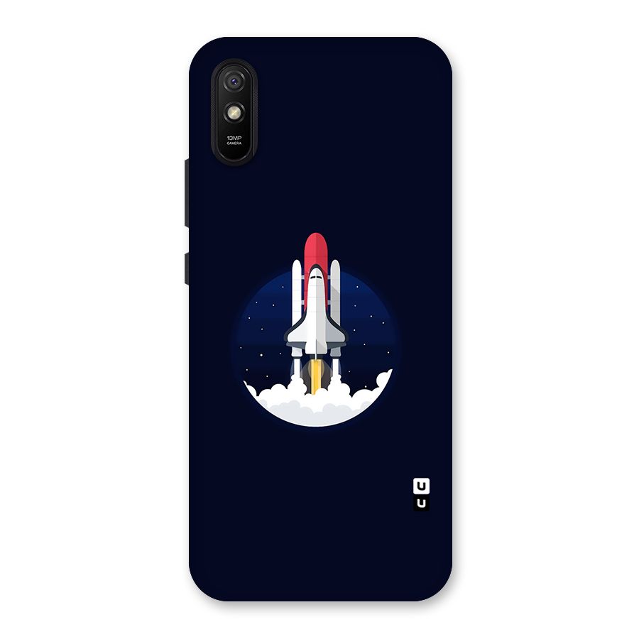 Space Rocket Minimal Back Case for Redmi 9i