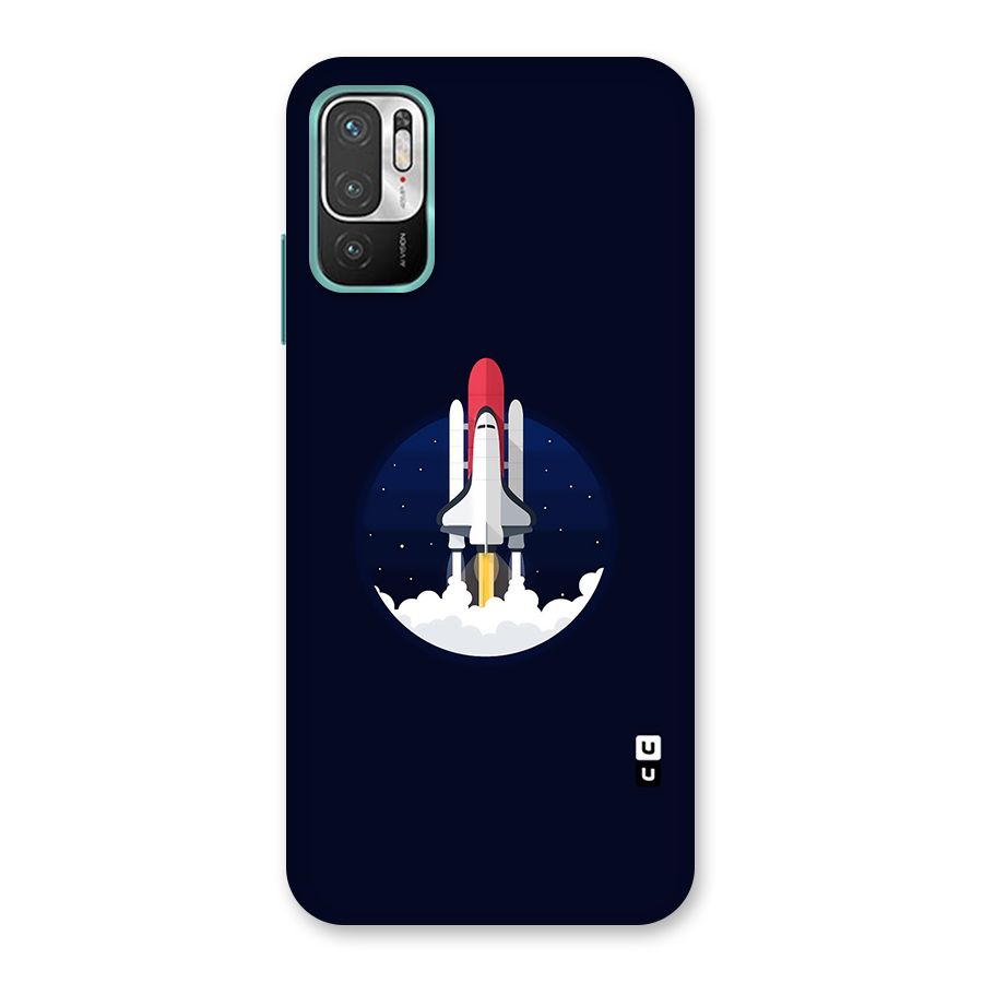 Space Rocket Minimal Back Case for Redmi Note 10T 5G