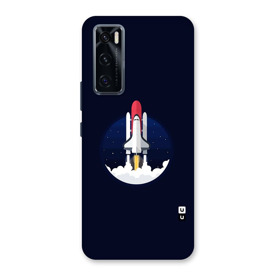Space Rocket Minimal Back Case for Vivo V20 SE
