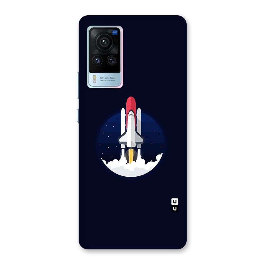 Space Rocket Minimal Back Case for Vivo X60 Pro
