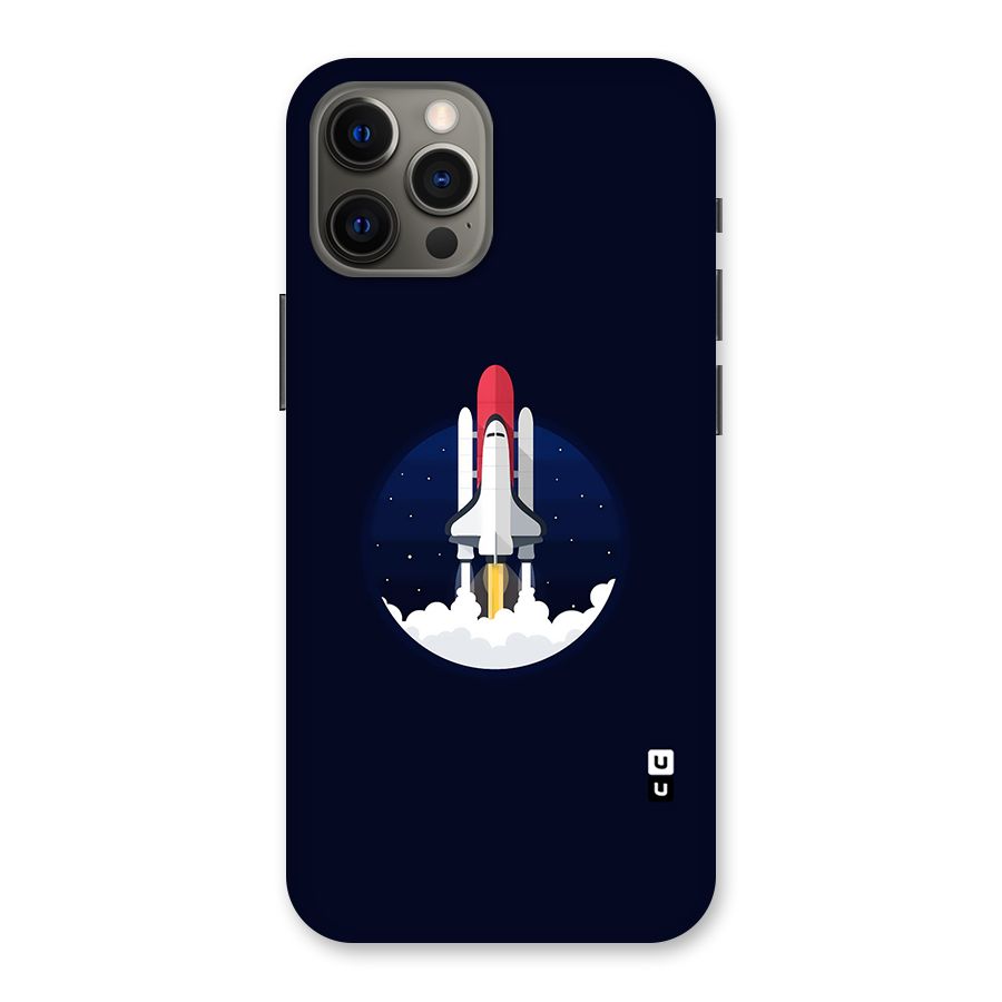 Space Rocket Minimal Back Case for iPhone 12 Pro Max