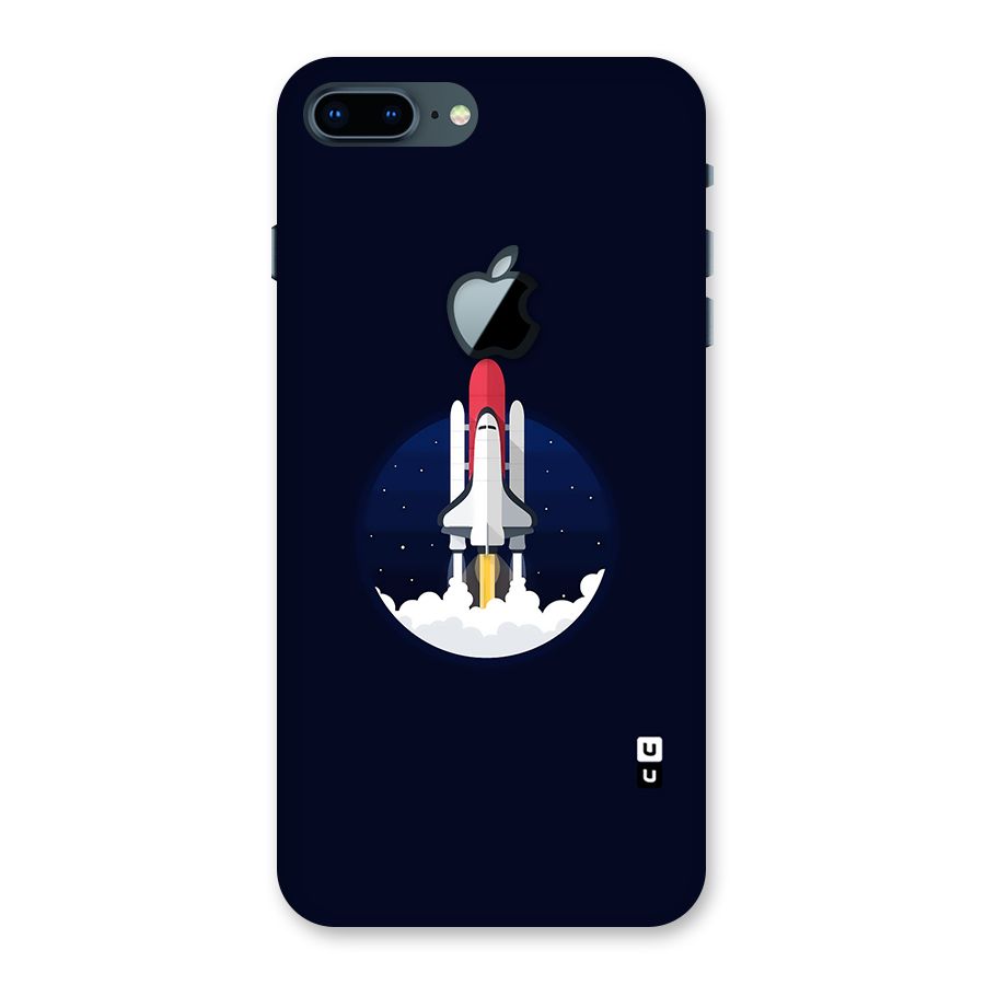 Space Rocket Minimal Back Case for iPhone 7 Plus Apple Cut