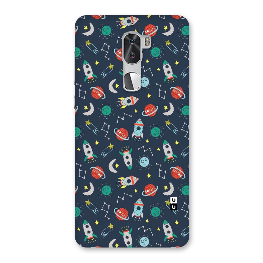 Space Rocket Pattern Back Case for Coolpad Cool 1