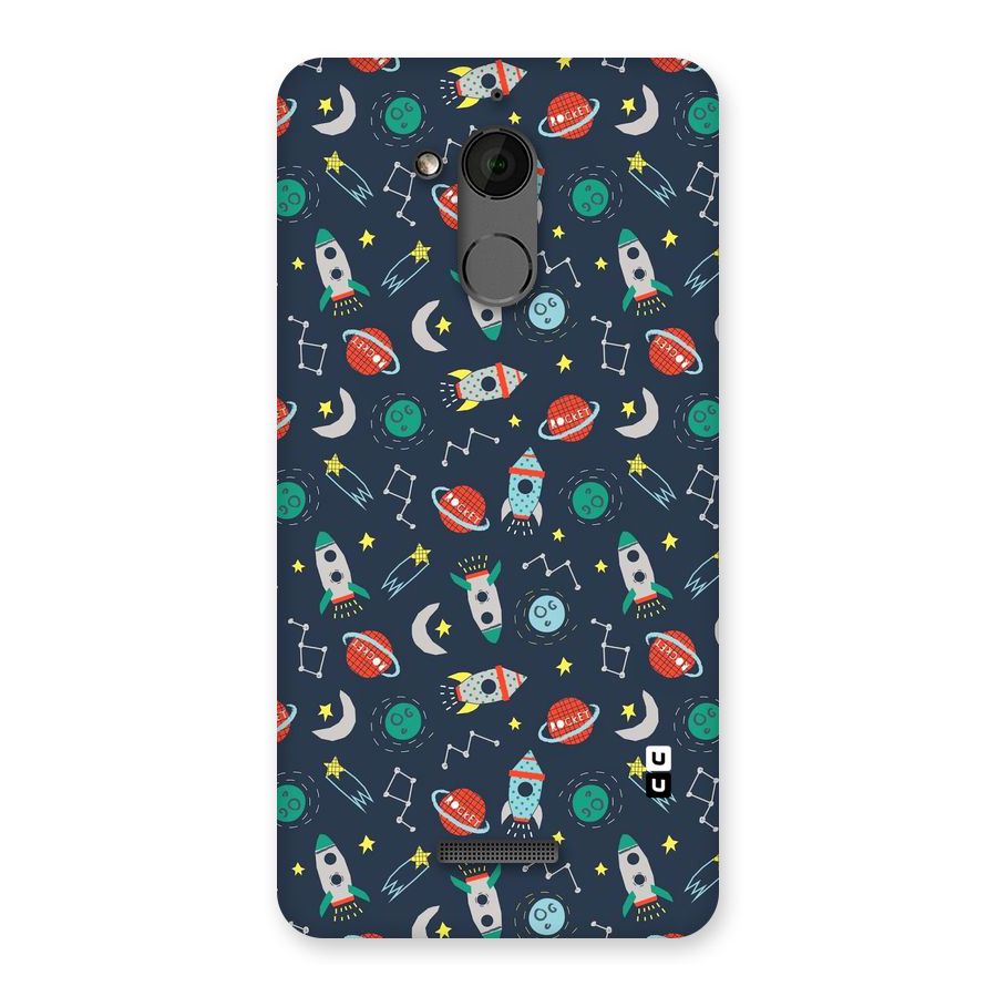 Space Rocket Pattern Back Case for Coolpad Note 5