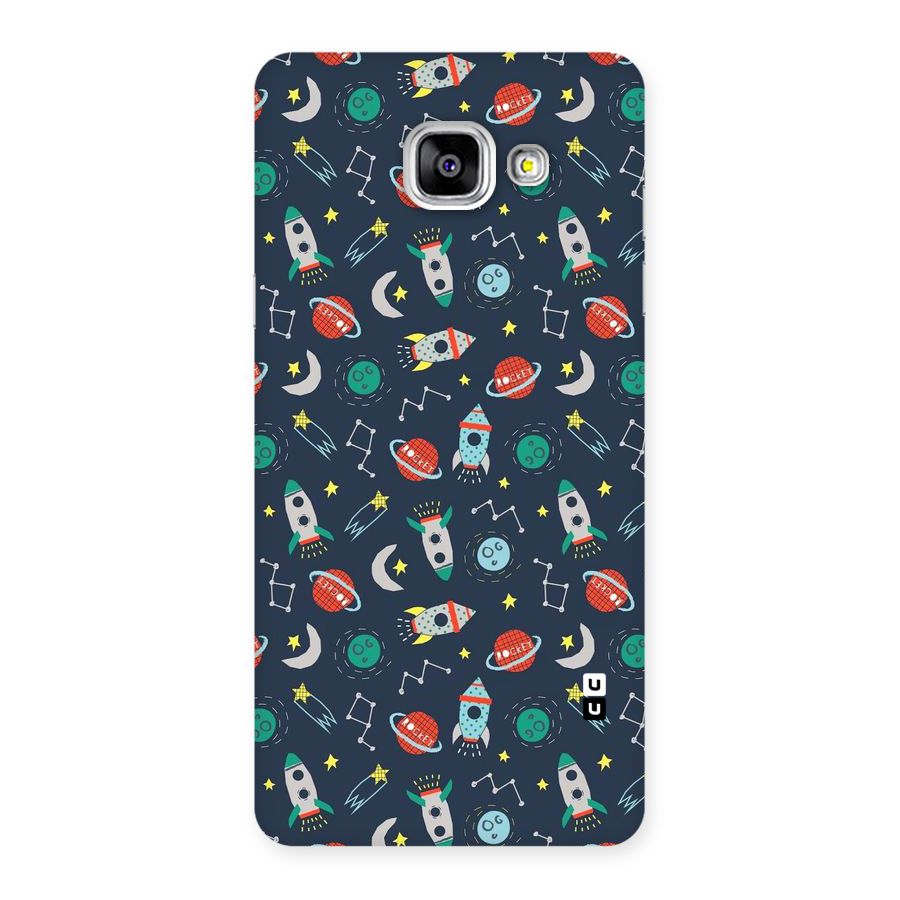 Space Rocket Pattern Back Case for Galaxy A5 2016