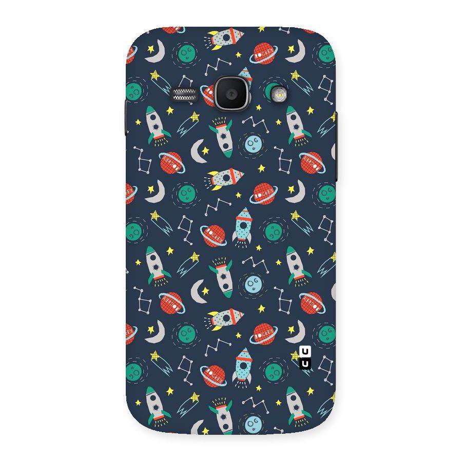 Space Rocket Pattern Back Case for Galaxy Ace 3