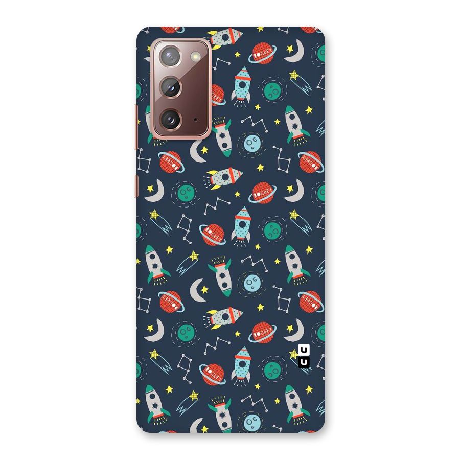 Space Rocket Pattern Back Case for Galaxy Note 20
