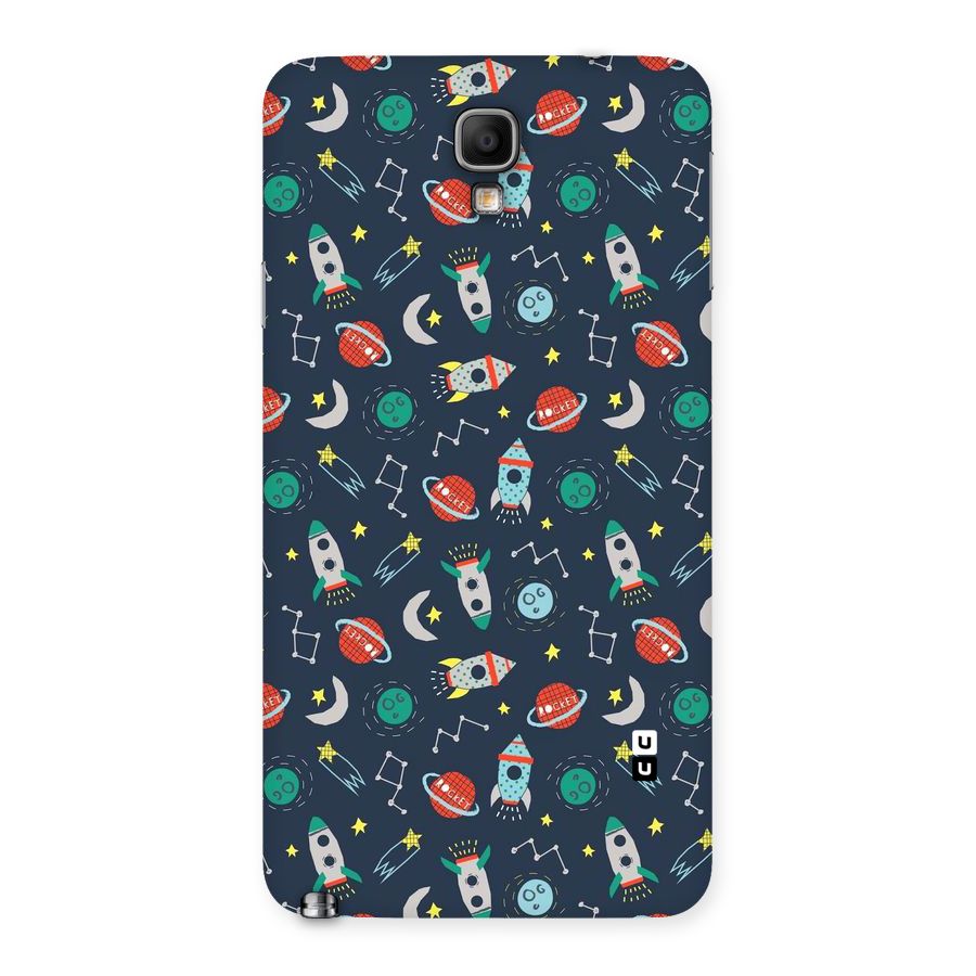 Space Rocket Pattern Back Case for Galaxy Note 3 Neo