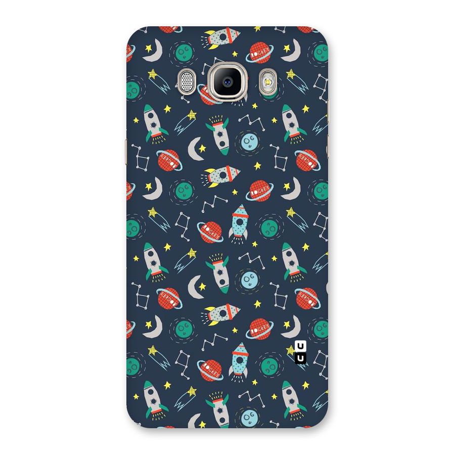 Space Rocket Pattern Back Case for Galaxy On8