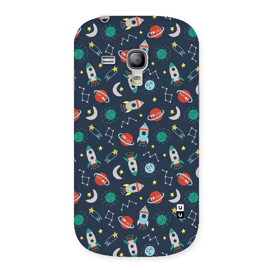Space Rocket Pattern Back Case for Galaxy S3 Mini