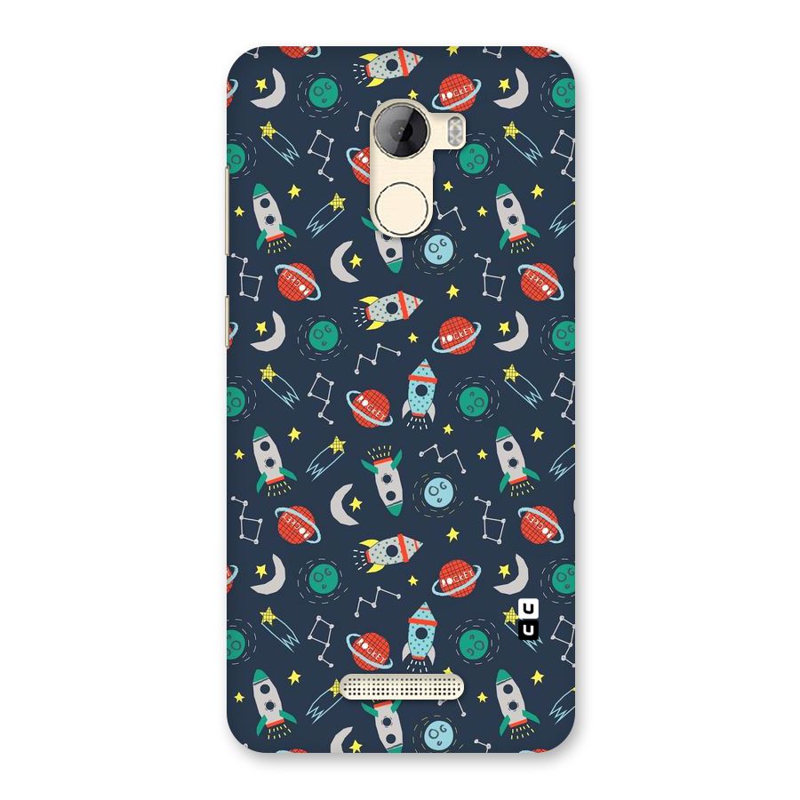 Space Rocket Pattern Back Case for Gionee A1 LIte