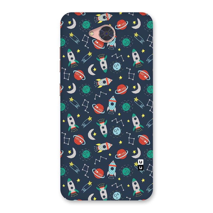 Space Rocket Pattern Back Case for Gionee S6 Pro