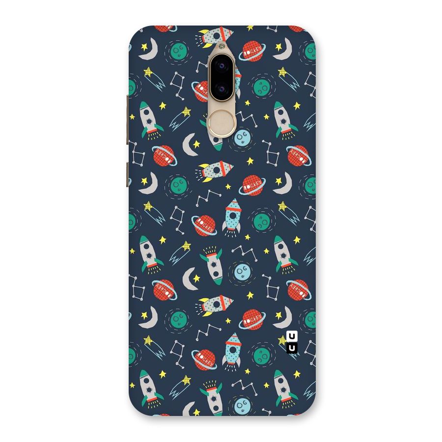 Space Rocket Pattern Back Case for Honor 9i