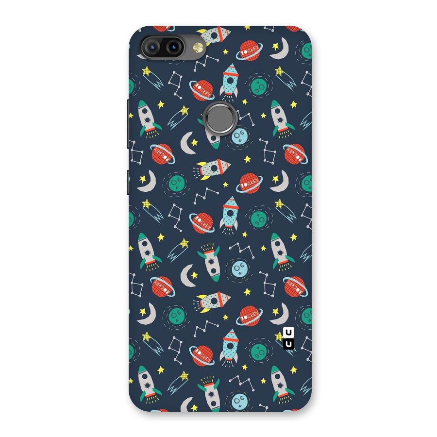 Space Rocket Pattern Back Case for Infinix Hot 6 Pro