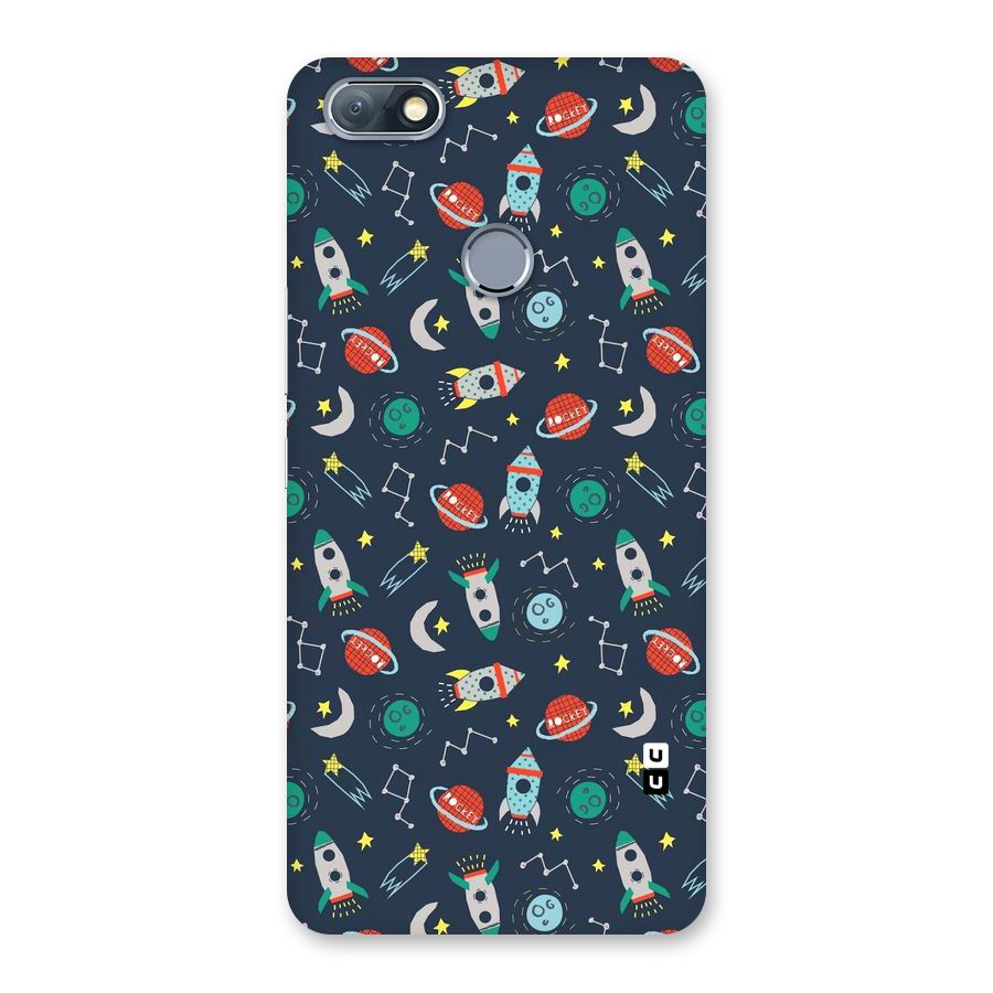 Space Rocket Pattern Back Case for Infinix Note 5