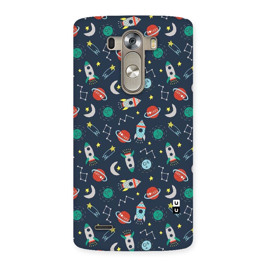 Space Rocket Pattern Back Case for LG G3