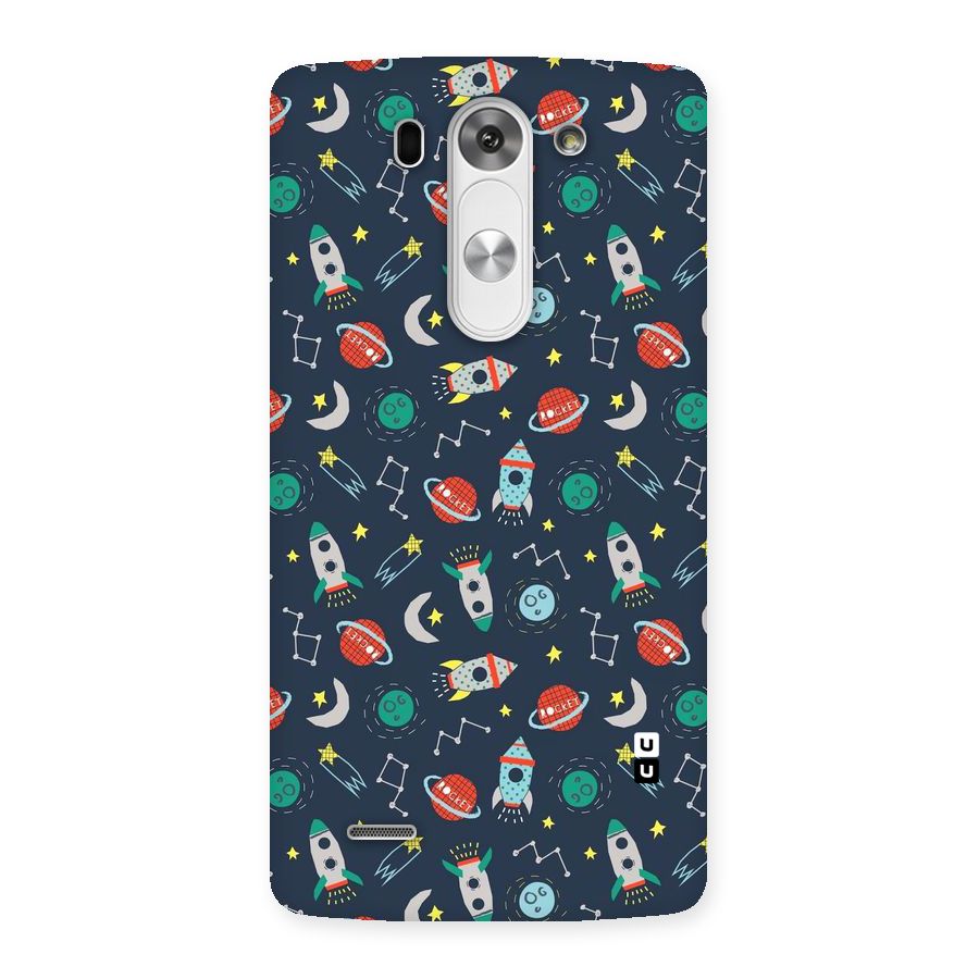 Space Rocket Pattern Back Case for LG G3 Mini
