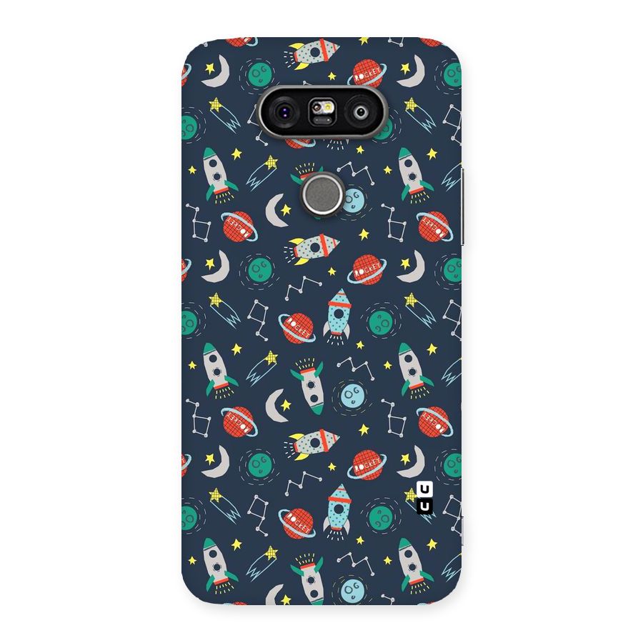 Space Rocket Pattern Back Case for LG G5