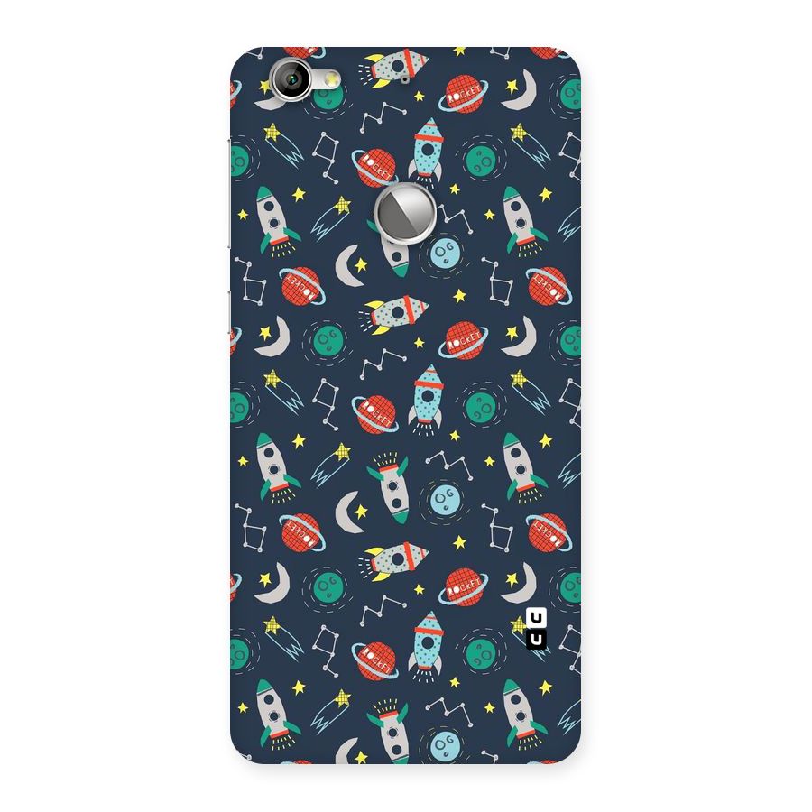 Space Rocket Pattern Back Case for LeTV Le 1s