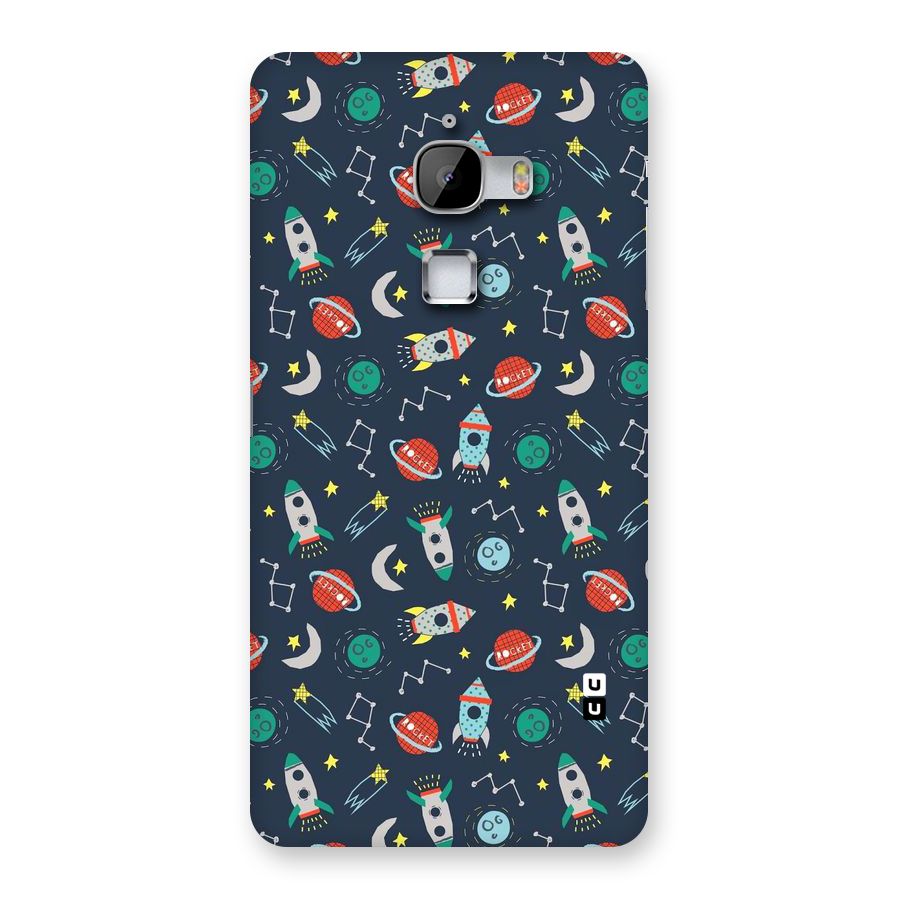 Space Rocket Pattern Back Case for LeTv Le Max